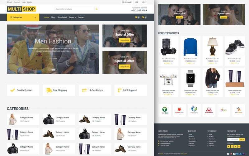 Multi-Vendor E-Commerce Service Image